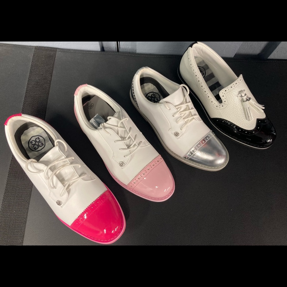 GFore Ladies Gallivanters and Brogue Cruiser Slipon golf shoes